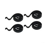 Confezione da 4 molle porta spazzole di carbone per smerigliatrice angolare Bosch GWS6-100 - metallo, nero, 22,5 x 12 x 2,5 mm