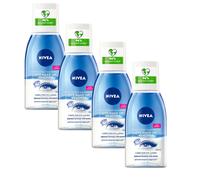 Confezione da 4 NIVEA Struccante Occhi Doppio Effetto 125ml Impermeabile