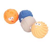 Confezione da 4 Palline Sensoriali per Bambini Piccoli, Giocattoli Sensoriali per Bambini, Set di Palline Morbide Multiuso con Cattura Manuale in PVC Multiplo, Ideali per Neonati da 6 a 12