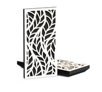 Confezione da 4 pannelli decorativi acustici stretti | 50 x 25 cm | Assorbimento acustico e controllo dell'eco per interni della casa | Design moderno organico | Spessore modello-colore: [K5-53mm |