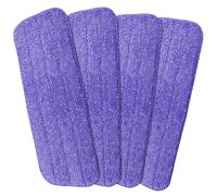 Confezione da 4 panni di ricambio per mocio a spruzzo, adatti per tutti i tipi di mocio a spruzzo e mocio rivela lavabili, 40,6 x 5,1 cm.