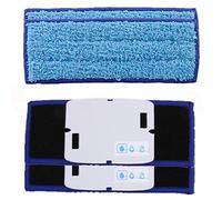 Confezione da 4 panni lavabili in microfibra di ricambio per iRobot Braava Jet 240 241, blu