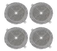 Confezione da 4 panni per mocio Bosch Unlimited 7 ProHygienic Aqua, compatibili con BBS71BHYG BCS712HYG5 BCS71HYG1-4 BCS71HYGAU BCS71HYGGB BHZUPAD1 BKS71HYG1 BKS71HYG3, lavabili in lavatrice