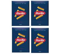 (Confezione da 4) PASTA BARILLA FUSILLI 4x500g/4x17,64oz SENZA UOVA 100% DURO