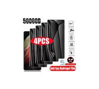 Confezione da 4 pellicole protettive anti-spia in idrogel compatibili con Samsung S25S23S22S24Ultra S20FE Note20 10S8-S9-S10Plus per la privacy dello
