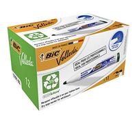 Confezione da 4 pennarelli per lavagna bianca (3 più 1 in omaggio) Bic Velleda 1701 Scatola da 12 Green