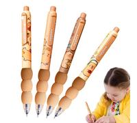 Confezione da 4 penne gel cancellabili | Simpatiche penne Capybara | Cartoon 0,5 mm blu cancellabile retrattile Capybara Ink Pen | Set di cancelleria Capybara | Penna per scuola scuola scuola aula