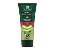 Confezione da 4 pezzi, Aloe Pura - Aloe Vera Gel + Tea Tree | 200 ml, confezione da 4