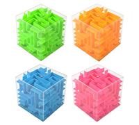 Confezione da 4 pezzi Money Maze Puzzle Box Portavaldi Puzzle Scatole Regalo per Ki Idee Regalo
