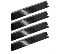 Confezione da 4 piastre riscaldanti in acciaio inox per Uniflame e per griglie Charbroil, deflettori antincendio di ricambio per modelli 463210310 GBC1076WE-C, 420,5 x 101 x 23,75 mm