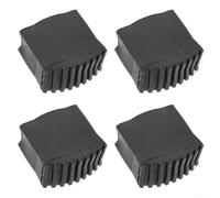 Confezione da 4 piedini in gomma per scale da utilizzare su scale dritte in alluminio e scale in legno per ridurre il movimento