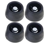 Confezione da 4 piedini isolanti extra large per compressori d'aria, supporti in gomma con elementi di fissaggio per ridurre al minimo le vibrazioni e stabilità, piedini stabilizzatori silenziosi con