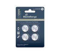 Confezione da 4 pile a bottone al litio Mediarange CR2025 MRBAT131 da 3 V e 150 mAh