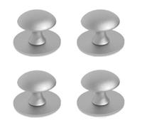 Confezione da 4 pomelli autoadesivi per cassetti, per armadi, cassettiere, finestre, frigoriferi, maniglie senza trapano per vetro, legno, metallo, argento, nero, oro, 37 x 27 x 24 mm