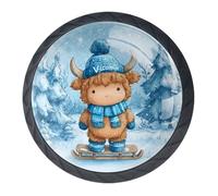 Confezione da 4 pomelli per cassetti, pomelli e tiranti alla moda per armadietti, pomelli per mobili da cucina, maniglie per armadio/armadio/armadio