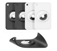 Confezione da 4 porta carte Airtag, in silicone, sottile, per Apple Airtag, porta carte Air Tag ultra sottile per borse, zaini, portafogli e pochette