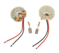 Confezione da 4 porta spazzole di carbone con spazzole di ricambio per utensili elettrici SFC14-A, SFC14A, SFC 22-A e 22A - 3 spazzole da 8 x 13 mm, tenuta da 44 mm