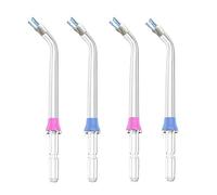 Confezione da 4 punte di ricambio compatibili con idropulsori Waterpik e altre marche di irrigatori orali, punte di ricambio per idropulsore, punte per rimuovere la placca