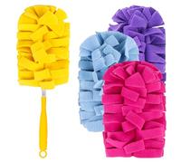 Confezione da 4 ricariche di magneti antipolvere riutilizzabili compatibili con Swiffer magnete antipolvere XXL Swiffer Duster 360° Starter kit, lavabile per spolverare, confezione di ricarica Duster