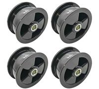 Confezione Da 4 Rulli Di Fissaggio For Asciugatrice, 1250125034, Compatibili Con Aeg, Compatibili Con Electrolux, Puleggia