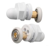 Confezione da 4 rulli per porta della doccia con diametro di 19 mm, 23 mm, 25 mm, 27 mm, 29 mm, compatibili con 4 porte in vetro da 8 mm, per box doccia e cabine a vapore (29 mm)