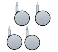 Confezione da 4 ruote girevoli universali in lega di zinco con asta filettata 3 pollici for mobili - Ruote silenziose for tavoli pranzo/tavolini caffè/sedie(WHITE)