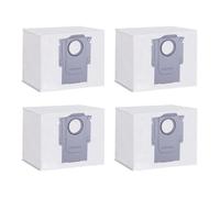 Confezione da 4 sacchetti di ricambio per Roborock S7 MaxV Ultra / S7 Pro Ultra / Q7+ / Q7 Max+ / Q5+ / Dock vuoto autovuoto, set di accessori per sacchetti usa e getta di grande capacità da 3 l