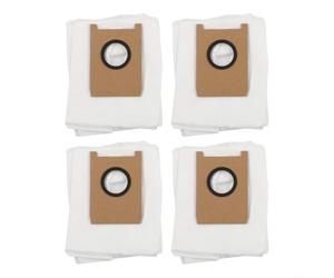 Confezione da 4 sacchetti per aspirapolvere in tessuto non tessuto per robot aspirapolvere eufy 3 in 1 E20, grande capacità, accessori per peli di animali e sporco (confezione da 4)