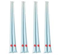 Confezione da 4 sacchetti per piscina, a doppio scarico, in PVC, per l'inverno, contengono acqua e sabbia per fissare le coperture contro il vento, blu, 50 x 38 x 40 cm (4 pezzi)