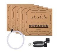 Confezione da 4/set di corde in nylon accessorio di ricambio per ukulele String in nylon parte di ricambio per ukelele Ukulele Set di corde per ukulele