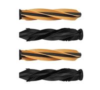 CONFEZIONE DA 4 Spazzole a doppio rullo ibride antigroviglio, compatibili con DREAME Aqua10 Roller / Aqua10 Ultra Roller / Matrix10 Ultra / Matrix10 Pro, accessori for aspirapolvere robot Parti
