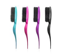 Confezione Da 4 Spazzole Con Setole Di Cinghiale, Spazzola Districante Per La Schiena, Spazzola Per Lisciare I Capelli Da Donna, Spazzola Per Lisciare I Capelli, Capelli Lisci O Ricci