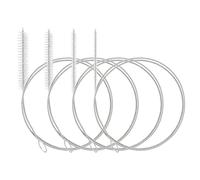 Confezione da 4 spazzole per tubi flessibili da 100 cm, spazzole di pulizia extra lunghe e sottili, adatte per tubi,bottiglie e cannucce