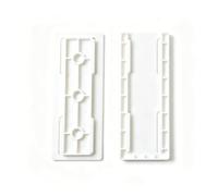 Confezione da 4 staffe fisse autoadesive, senza trapano, senza tracce, supporto da parete, organizer per cavi resistente per router e archiviazione di cavi domestici (bianco)