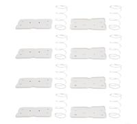 Confezione da 4 supporti a molla per dispenser di fazzoletti con vassoio di sollevamento automatico, progettati per un recupero sicuro e pratico dei tessuti in auto, ufficio o uso interno