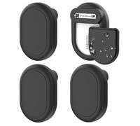 Confezione da 4 Supporti Compatibili con Xiaomi Tag con Pin, Custodia Protettiva in Silicone Localizzatore GPS per Vestiti Zaini Bambini Anziani Animali Domestici (Nero)