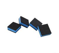 Confezione da 4 supporti in gomma per ammortizzatori EVA, 10,2 x 10,2 cm, resistenti e antivibrazioni, per compressori d'aria, unità AC, lavatrici, asciugatrici, Mini S