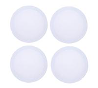 Confezione da 4 tele bianche per artisti, 15 cm, tela allungata, pannello rotondo, per pittura ad olio acrilica