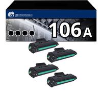 Confezione da 4 toner HP 106A compatibili nero - Nouvo