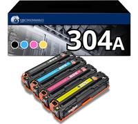 Confezione da 4 toner HP 304A compatibili - Nouvo