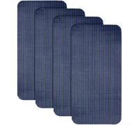 Confezione da 4 toppe di riparazione per piscina, autoadesive, in polietilene, per strappi e fori, kit di guarnizioni impermeabili in blu e verde, dimensioni 30 x 20 cm e 20 x 10 cm (piccolo blu)