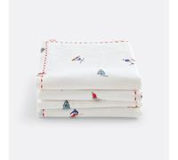 Confezione da 4 tovaglioli, cotone lavato, Tout Schuss Beige 45 x 45 cm
