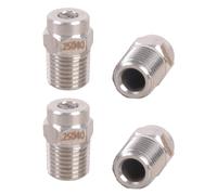 Confezione da 4 ugelli spruzzati a risparmio idrico modello 040 con spruzzatura ad alta precisione per una pulizia approfondita di veicoli e spazzatrici ugelli industriali