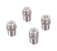 Confezione da 4 ugelli spruzzati a risparmio idrico modello 040 con spruzzatura ad alta precisione per una pulizia approfondita del veicolo e della spazzatrice ugello per veicoli igienici