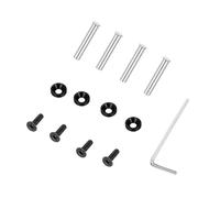 Confezione da 4 viti per ventola del computer Set completo di dadi per scheda video PC raffreddamento radiatore vite computer