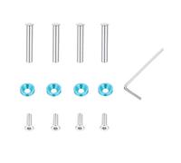 Confezione da 4 viti per ventola del computer Set completo di dadi per scheda video PC raffreddamento radiatore vite computer