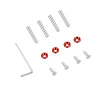 Confezione da 4 viti per ventola del computer Set completo di dadi per scheda video PC raffreddamento radiatore vite computer