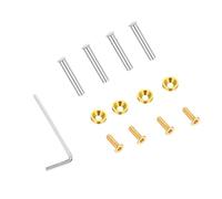 Confezione da 4 viti per ventola del computer Set completo di dadi per scheda video PC raffreddamento radiatore vite computer
