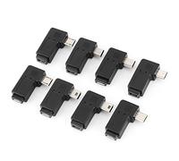 Confezione da 40 Adattatori Multipli USB 2.0 Connettori Convertitori Angolari Mini Tipo B Maschio Femmina ♤ Lisci per l'applicazione Plug And Play. Nessun Altro Cavo