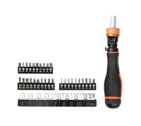 Confezione da 40 cacciaviti compatti con punte Design ergonomico Cacciavite a cricchetto Semplice per cacciavite a cricchetto Comodo ed efficiente